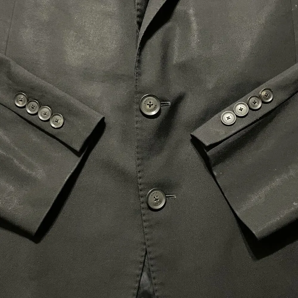 Gucci Uniform Blazer Mens 48 R Black Uniforms Modern Jacket Limited Bulgaria